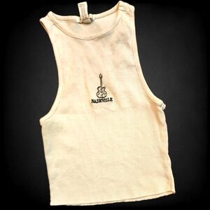 Full Tilt Nashville Ribbed Tank Top Size Small
